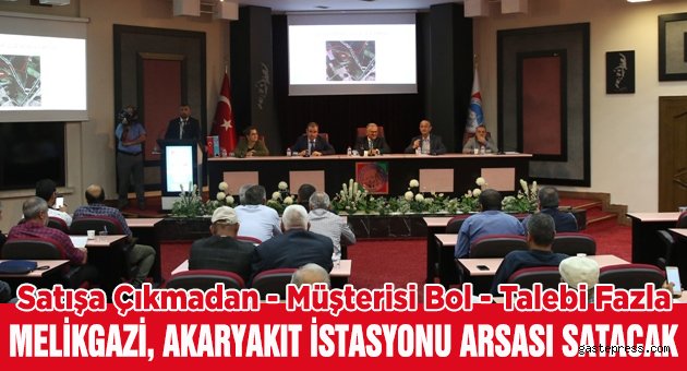 Melikgazi, akaryakıt istasyonu arsası satacak