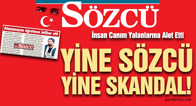 Sözcü Gazetesin'den atanamayan öğretmen skandalı!