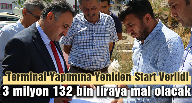 Develi'de Terminal Yapımına Yeniden Start Verildi