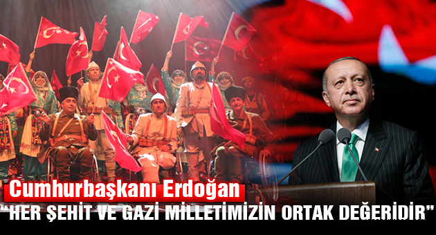 “Türk milleti olarak tarihin bize yüklediği sorumlulukları samimiyetle üstlendikçe hep kazandık, hep ilerledik”