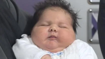 6 kilo 150 gram bebek dünyaya geldi!
