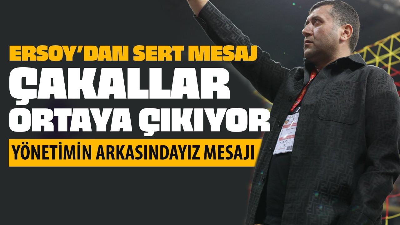 Baki Ersoy Hem sahip çıktı, hem de sert!