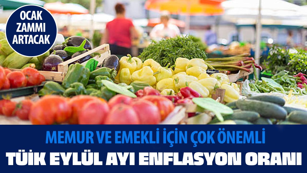 Eylül 2025 enflasyon rakamı! Emekli ve memur zammını çok etkileyecek!