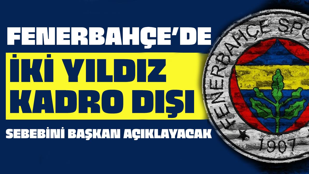 Fenerbahçe’den şok karar! İrfan Can Kahveci ve Cenk Tosun kadro dışı!