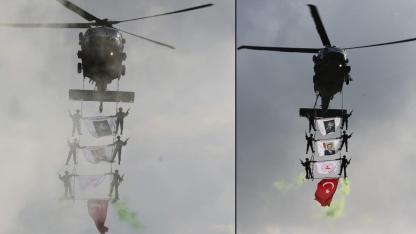 Kayseri'de ‘çelik kanatlı' 29 Ekim coşkusu!