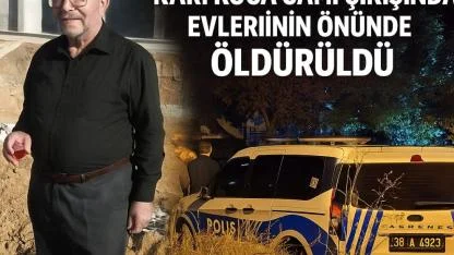 Kayseri'de çifte cinayet: Karı koca cami çıkışında evlerinin önünde öldürüldü!