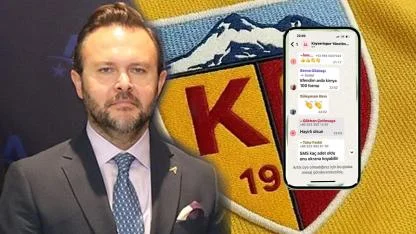 Kayserispor’da “Yönetimde Değilim” Diyen Çetinsaya’ya Ait Mesajlar Ortaya Çıktı!