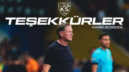 Kayserispor’dan son dakika Markus Gisdol açıklaması!