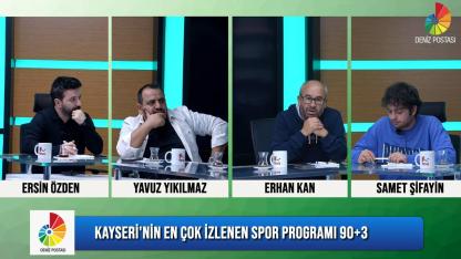 Ersin Özden Moderatörlüğünde, 90+3 Deniz Postası TV’de! 14 Ekim 2025
