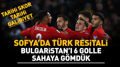 Sofya’da Şov Var! Millilerden Bulgaristan’a Gol Yağmuru: 6-1