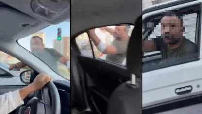 Trafikte tartıştığı kadınların otomobilini yumrukladı!