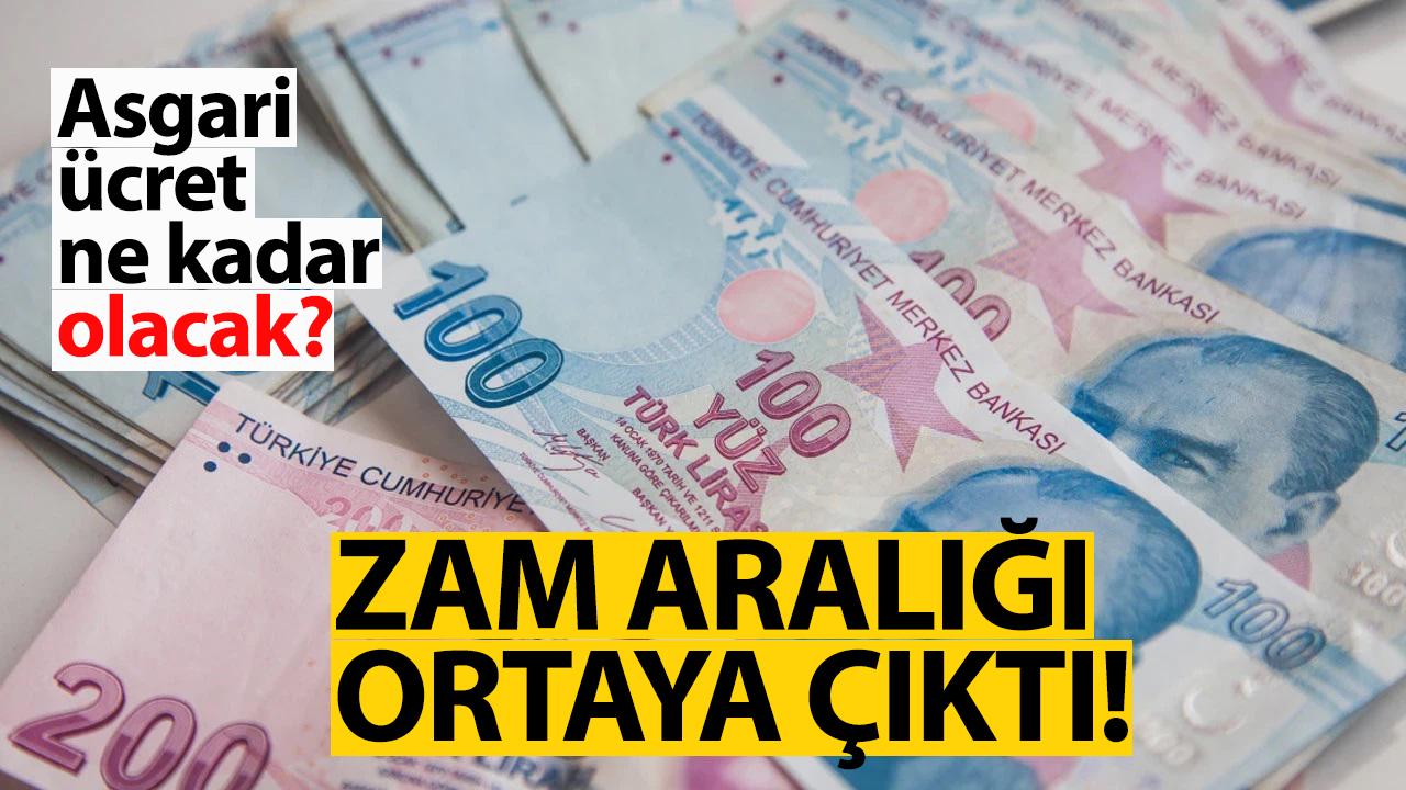 Asgari ücret için masadaki zam aralığı! 1 hafta kala belli oldu!