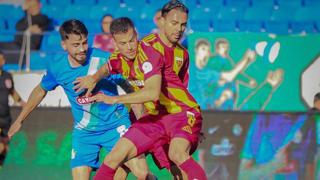 Benes&#039;in muhteşem golüyle Rize deplasmanında 3 puan Kayserispor&#039;un oldu!