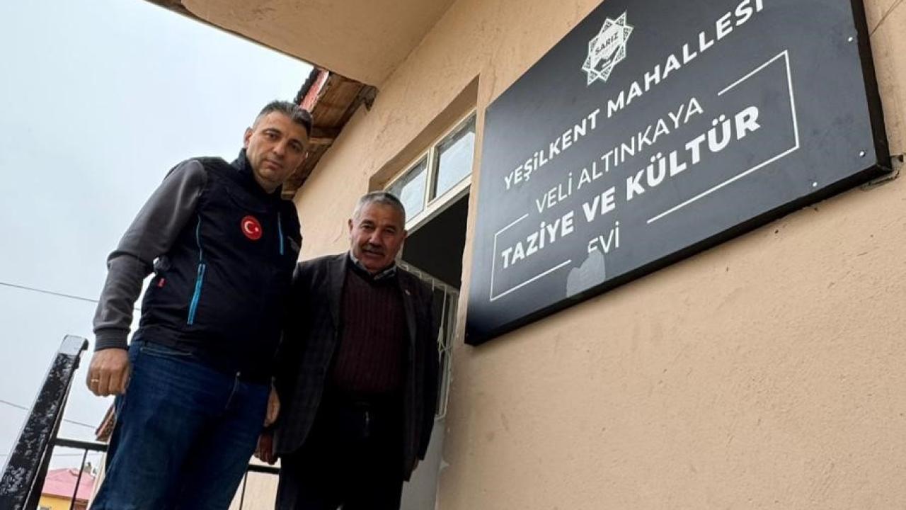 Büyükşehir, Sarız&#039;da Veli Altınkaya Taziye ve Kültür Evi&#039;ni yeniledi!