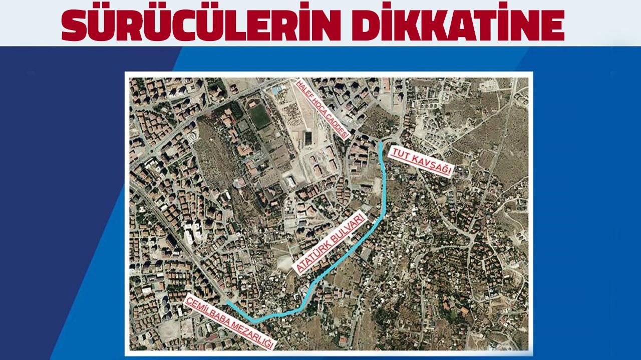 Büyükşehirden sürücülere ‘alternatif yol’ uyarısı!