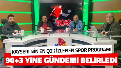 Ersin Özden Moderatörlüğünde, 90+3 Deniz Postası TV’de! 18 Kasım 2025