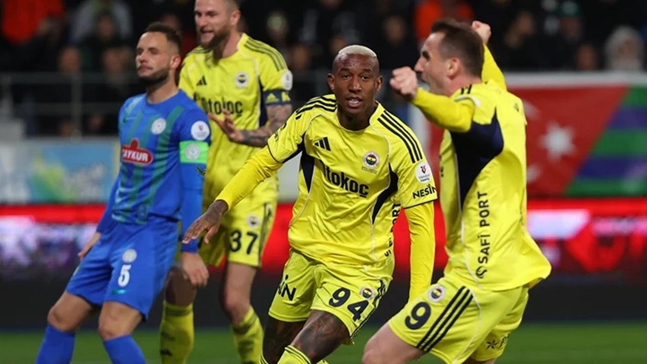 Fenerbahçe’den Rize’de geri döndü!