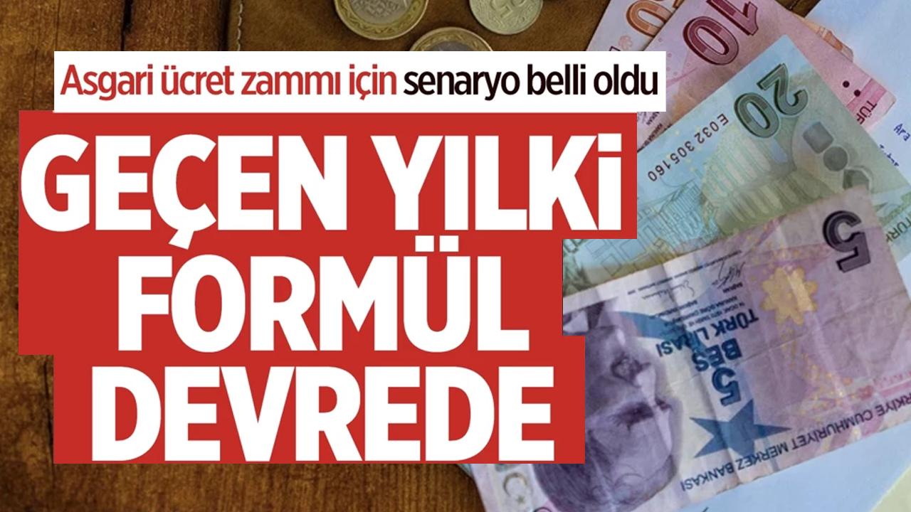 Geçen yılki formül devrede! Asgari ücret zammı için senaryo belli oldu!