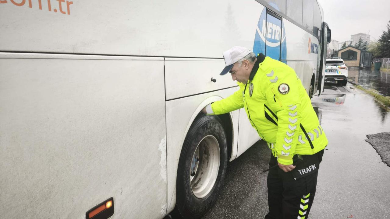 Kayseri’de Kış Lastiği Denetimleri Yapıldı!