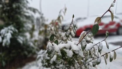 Kayseri’nin yüksek kesimlerine kar yağdı!