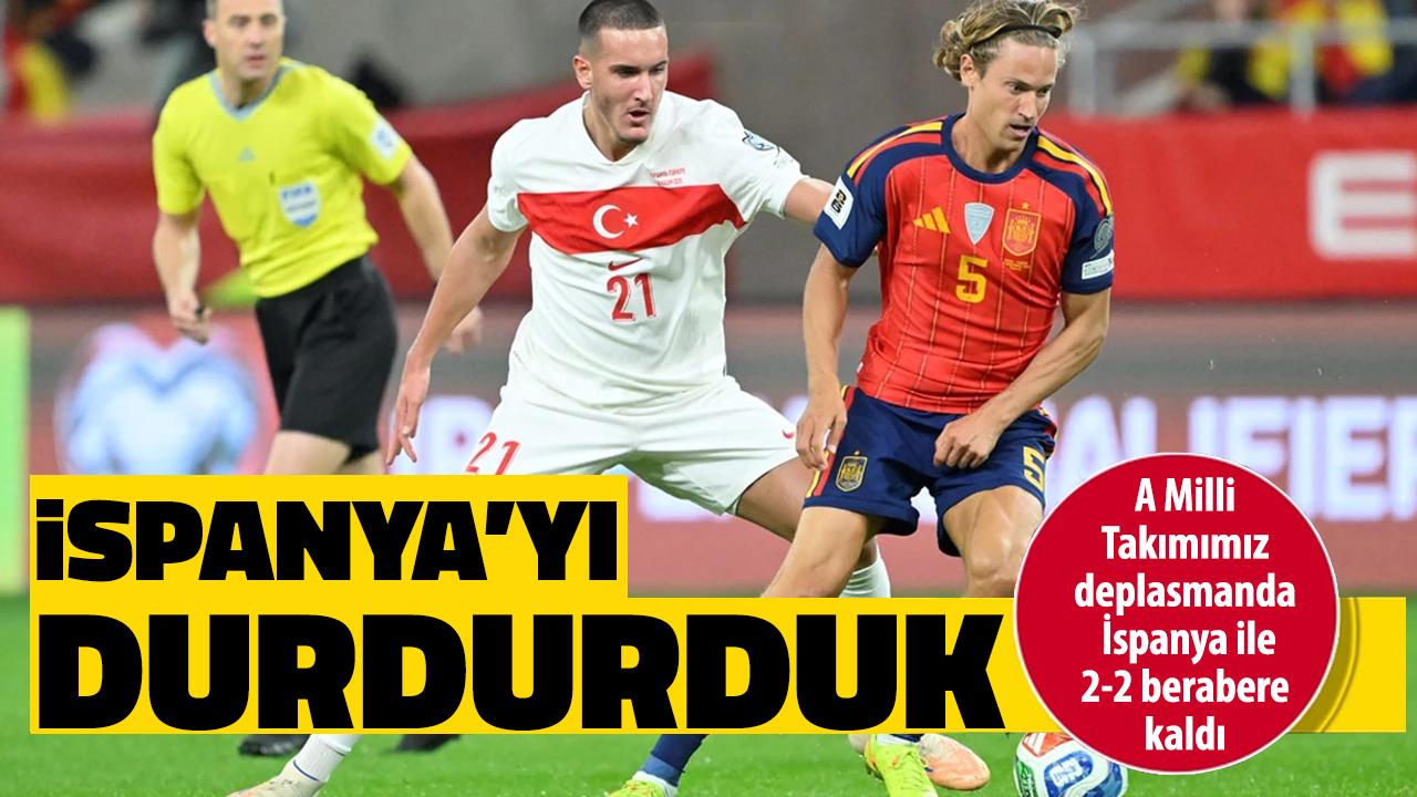 Milli Takım, İspanya Deplasmanında Galibiyeti Kaçırdı: 2-2