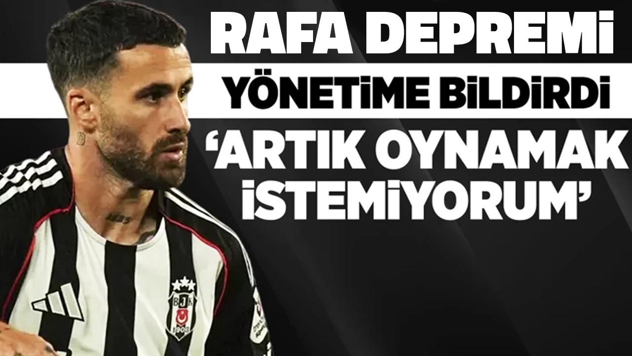 Rafa Silva kararını yönetime bildirdi: Artık oynamak istemiyorum!