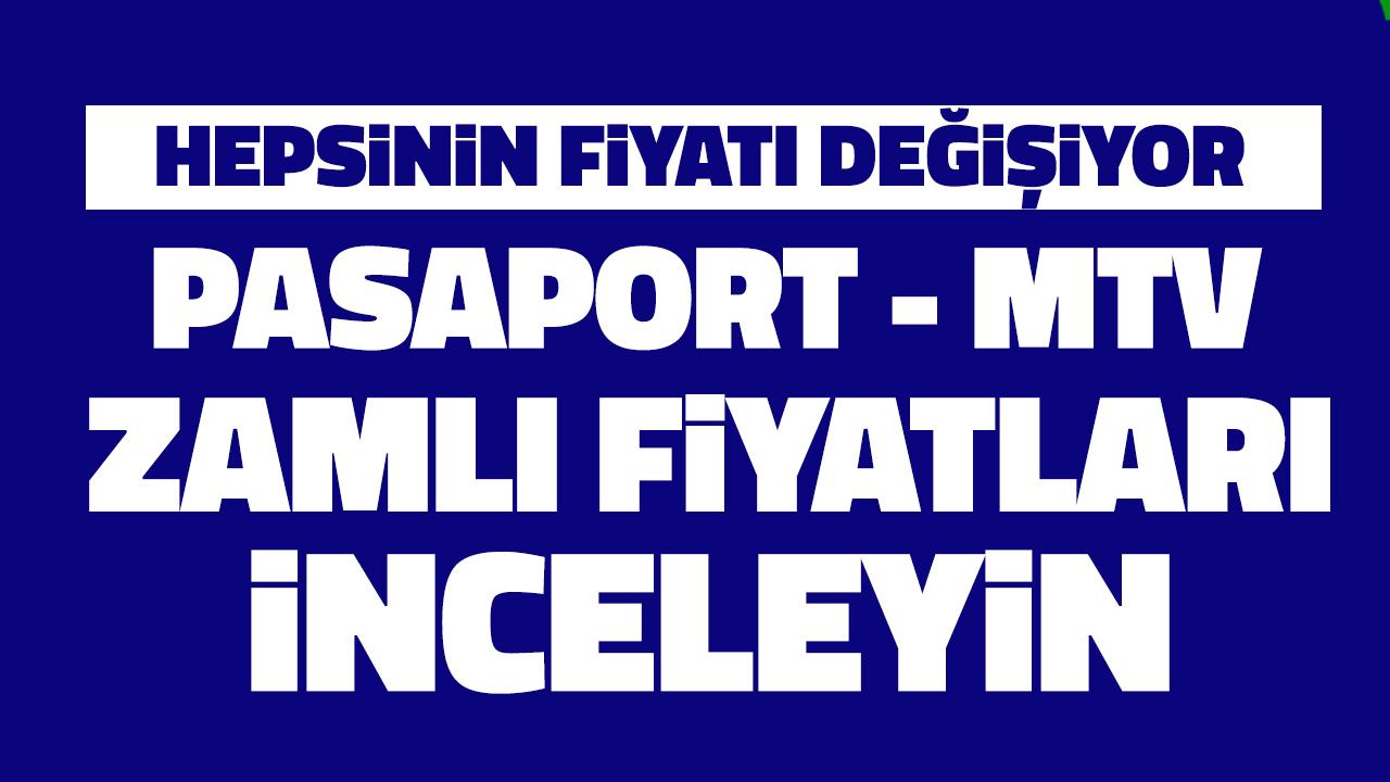 Yeniden değerleme oranı belli oldu! Hepsine zam geliyor ehliyet, pasaport, MTV ne kadar olacak?