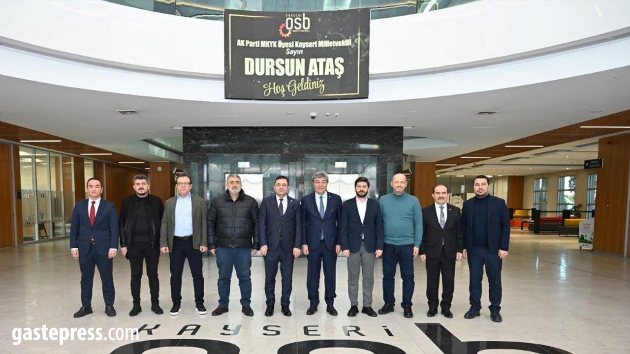 AK Parti MKYK Üyesi Dursun Ataş, Kayseri OSB Yönetim Kurulu Toplantısına Katıldı!