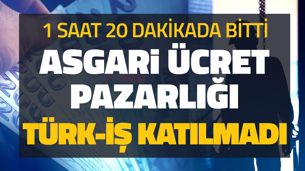 Asgari Ücret Tespit Komisyonu'ndan ilk toplantı! TÜRK-İŞ katılmadı Bakan Vedat Işıkhan'a dosya sundu!