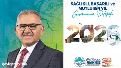 Başkan Büyükkılıç: “2026’da da Kayseri’ye yeni proje ve yatırımlar kazandırmanın heyecanını yaşayacağız”