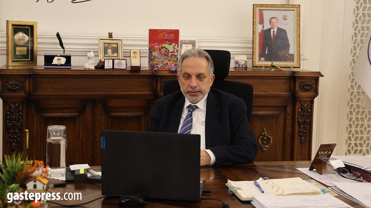 Başkan Yalçın’a Uluslararası Hizmet Madalyası!