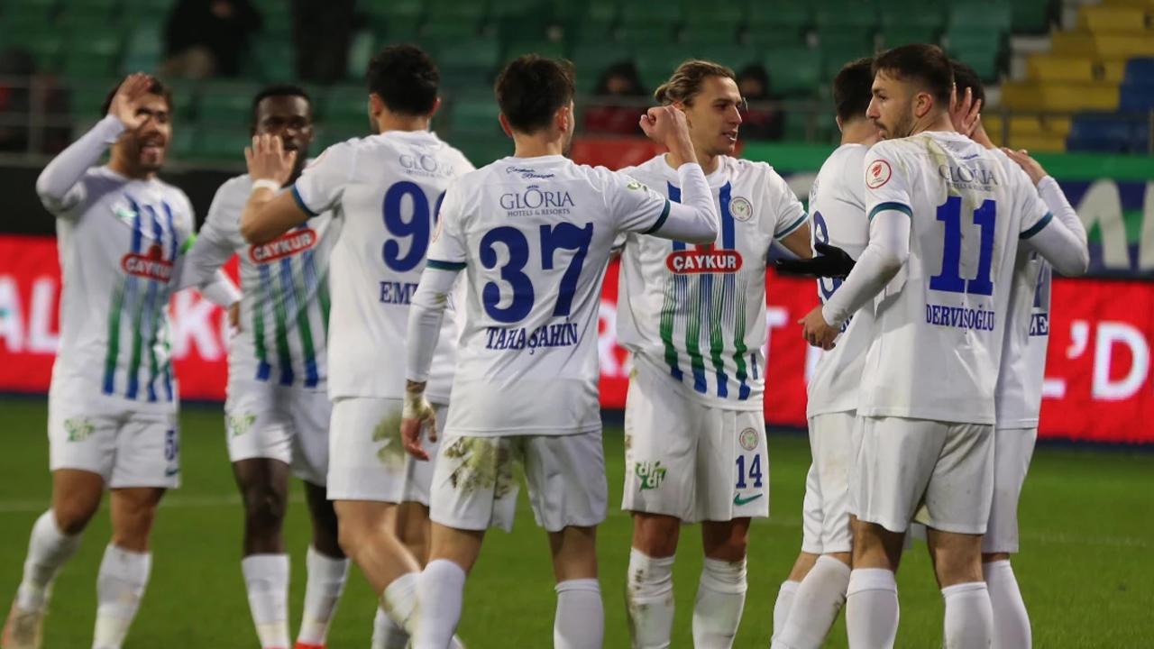 Çaykur Rizespor, 7 gollü maçta Gaziantep FK'yı mağlup etti!