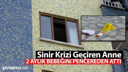 Diyarbakır’da Anne 2 Aylık Bebeğini Pencereden Attı!