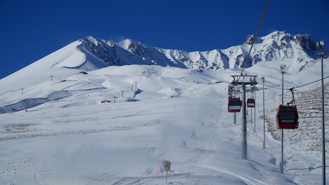 Erciyes’te Pistler Sezona Hazır: Türkiye’nin En Gelişmiş Yapay Karlama Sistemi Devrede!
