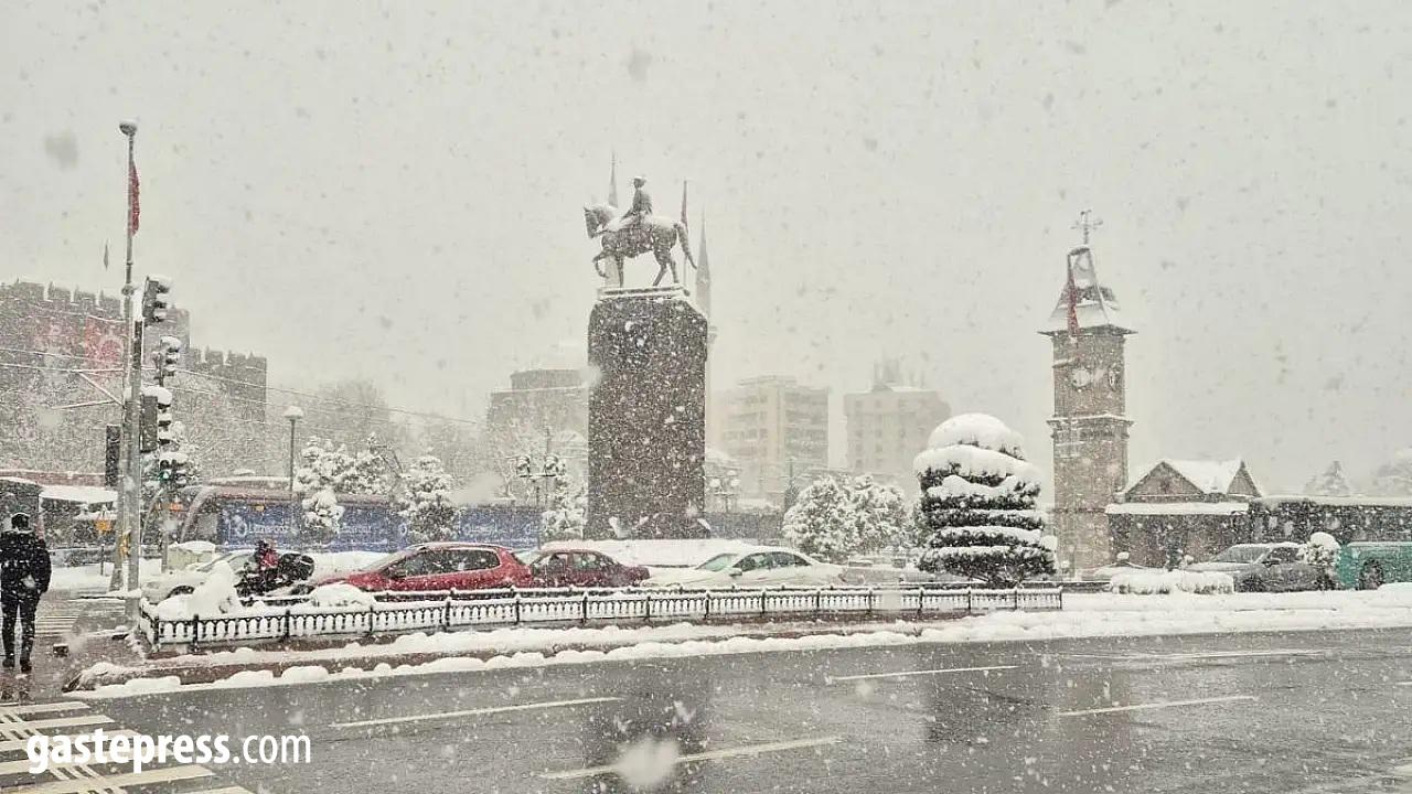 Kayseri İçin Yoğun Kar Yağışı Uyarısı!