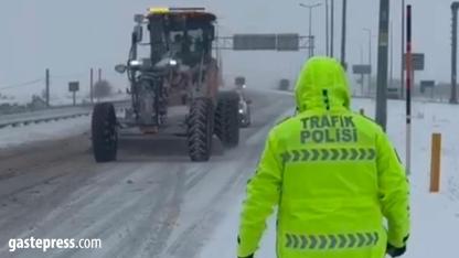 Kayseri’de Kış Şartlarında Trafiğe Sıkı Denetim!