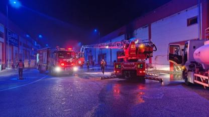 Kayseri’de masa sandalye atölyesinde yangın!