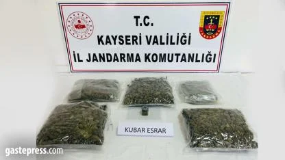 Kayseri'de sehpa içerisine zulalanmış 4 kilo uyuşturucu ele geçirildi!
