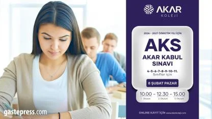 Akar Koleji AKS Kabul Sınavı 8 Şubat’ta Yapılacak!