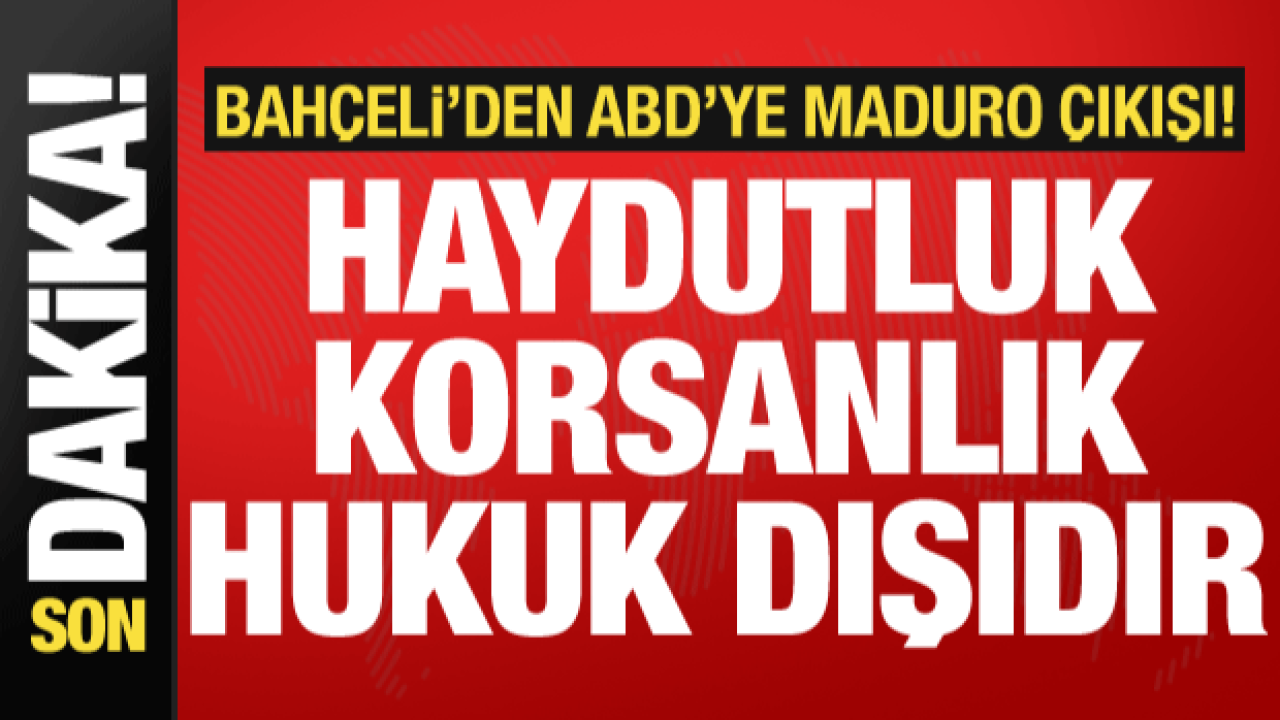Bahçeli’den Sert Mesajlar: “Hedefimiz Süper Güç Türkiye, Terörsüz Türkiye Venezuela Olmamak İçin”