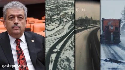 Bantsız Kameralara Yansıyan Fedakârlık: Karla Mücadelede Görev Aşkı!