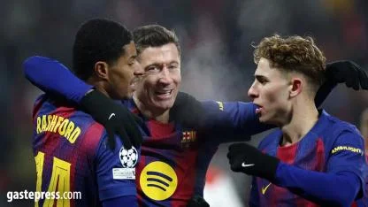 Barcelona, Slavia Prag'ın hayallerini bitirdi!