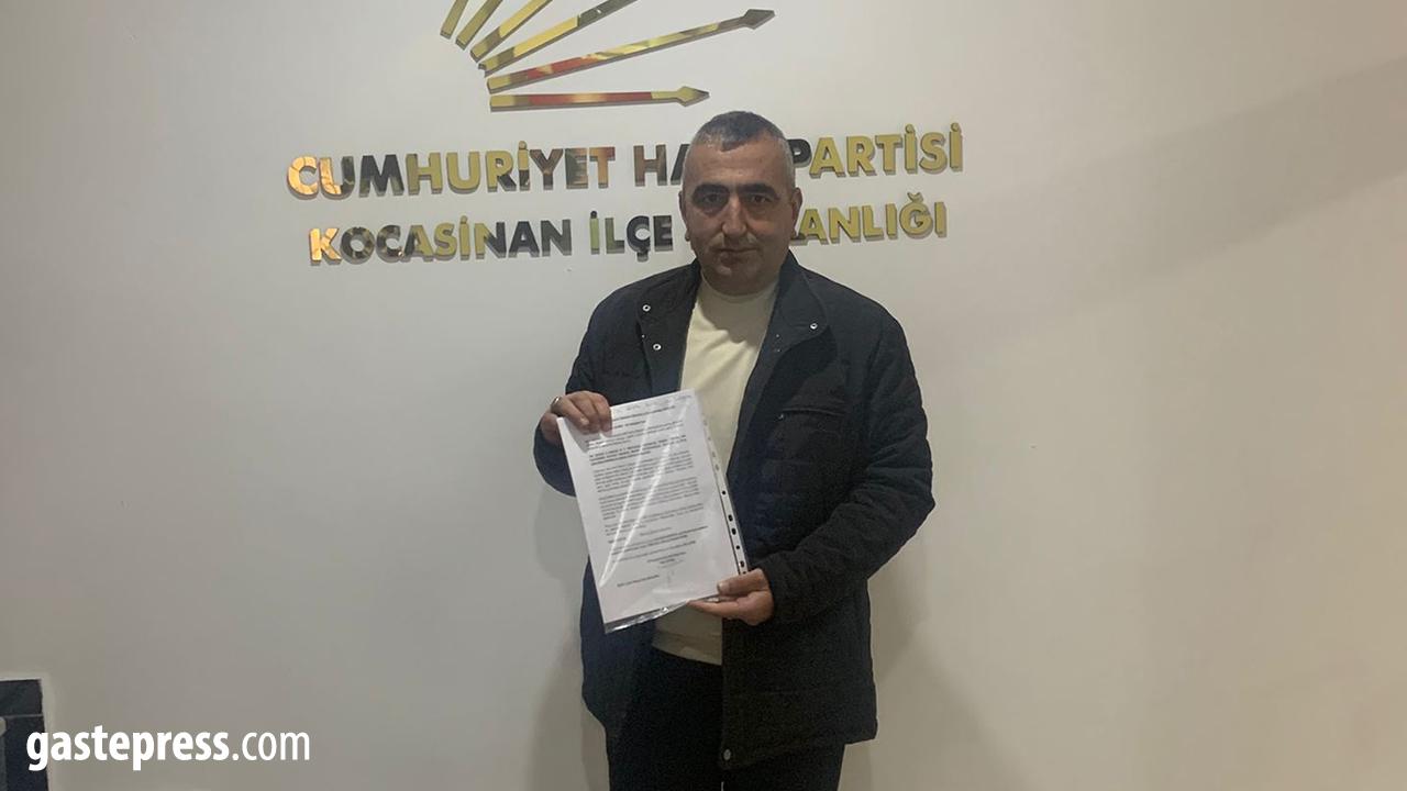 CHP Üyesi İl Teşkilatını Genel Merkeze Şikâyet Etti