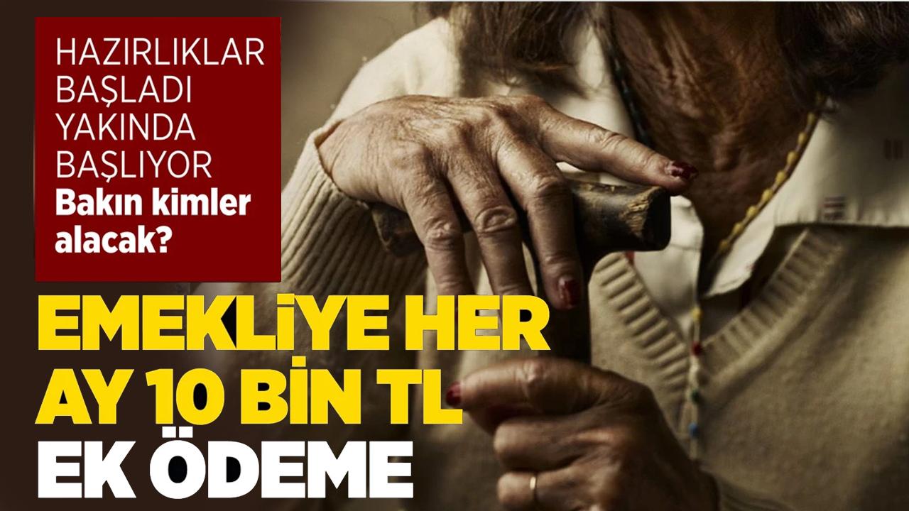 Emekliye her ay 10 bin lira ek ödeme! Şamil Tayyar kimlerin alacağını açıkladı!