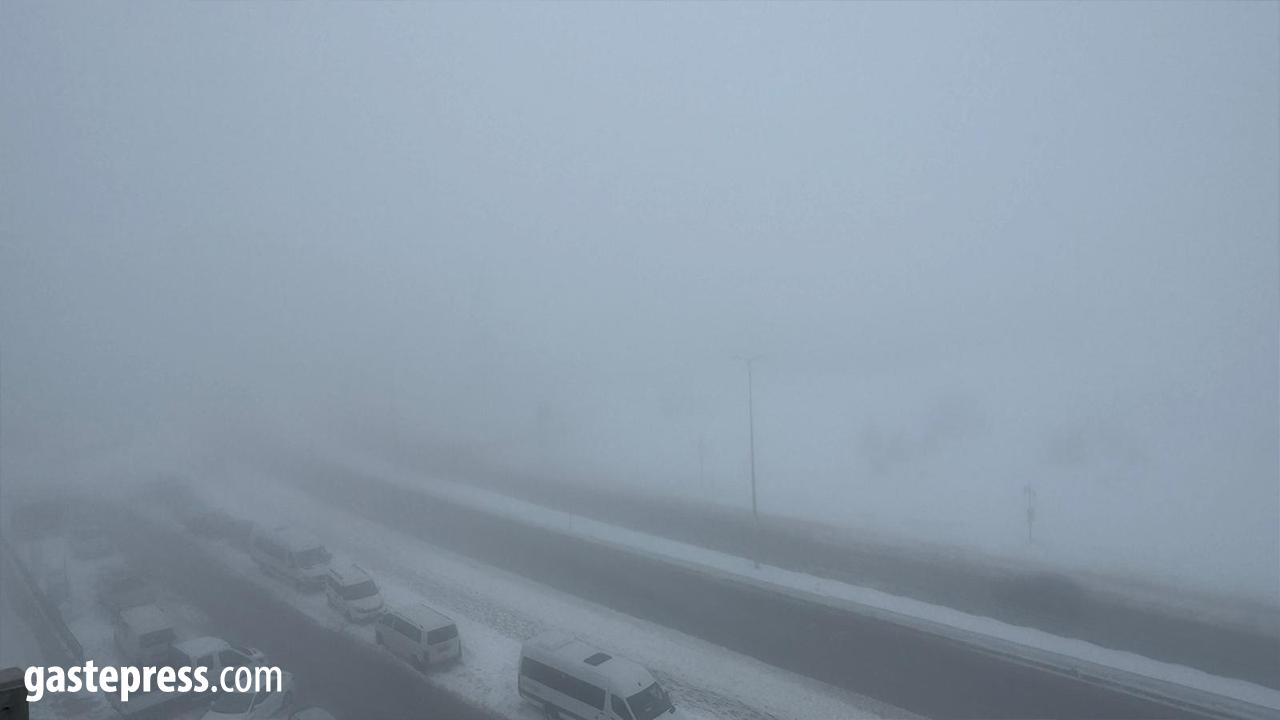 Erciyes’te Rüzgar ve Sis Etkili Oldu!