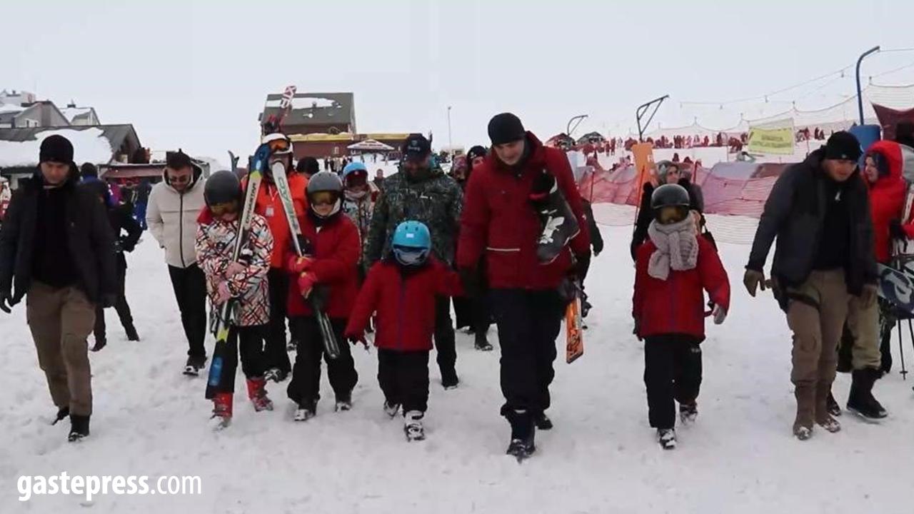 Erciyes’te Şehit Çocuklarına Kayak Eğitimi!