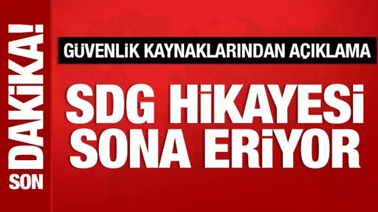 Güvenlik kaynakları: SDG’nin sahadaki etkisi büyük ölçüde sona erdi!