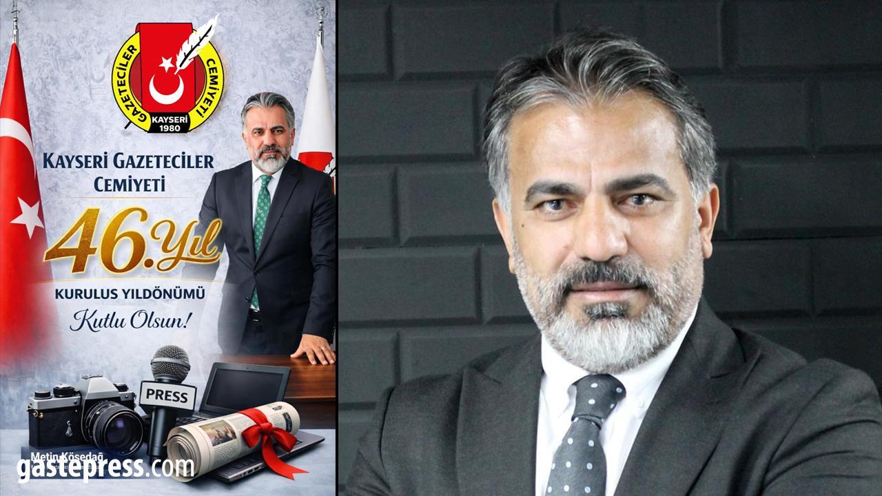 Kayseri Gazeteciler Cemiyeti 46 Yaşında!