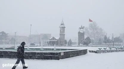 Kayseri Yeni Yıla Karla Uyandı!