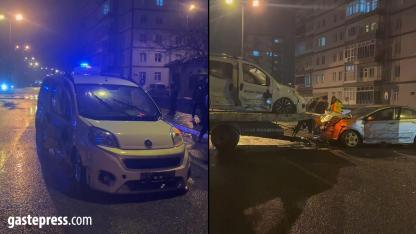 Kayseri’de Hafif Ticari Araç ile Otomobil Çarpıştı: 4 Yaralı!